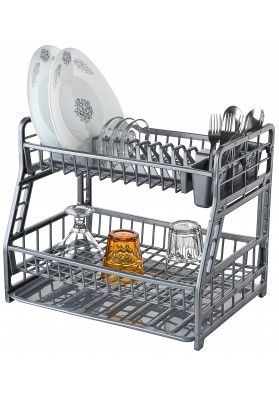 041103 HOBBY DOUBLE DECK DISH DRAINER 