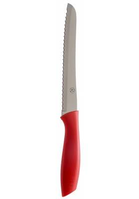 VR09 ROOC STAINLESS STEEL BREAD KNIFE - COLOUR HANDLE