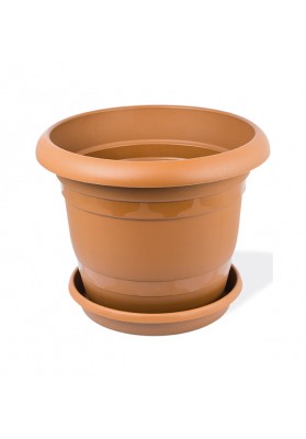 KRS303 ROUND PLANT POT WITH SAUCER NO 3